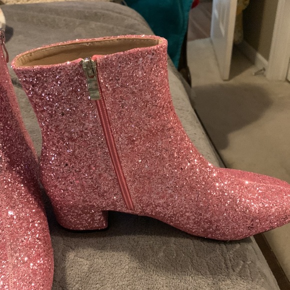 Pink Sparkle Booties - Picture 6 of 10